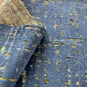 Covington Moonstruck Chenille Sapphire | Very Heavyweight Chenille Fabric | Home Decor Fabric | 55" Wide