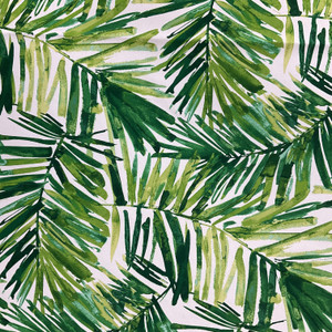 Bryant Indoor/Outdoor Coastal Palm Green Leaf | Lightweight Outdoor Fabric | Home Decor Fabric | 54" Wide