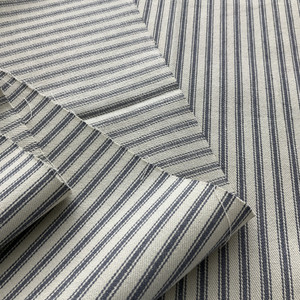 Waverly Classic Ticking Duck Graphite | Medium Weight Duck Fabric | Home Decor Fabric | 55" Wide