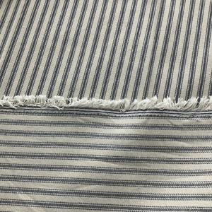 Waverly Classic Ticking Duck Graphite | Medium Weight Duck Fabric | Home Decor Fabric | 55" Wide