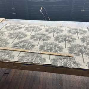 STOF France Vatea Jacquard Anthracite | Medium/Heavyweight Jacquard Fabric | Home Decor Fabric | 59" Wide