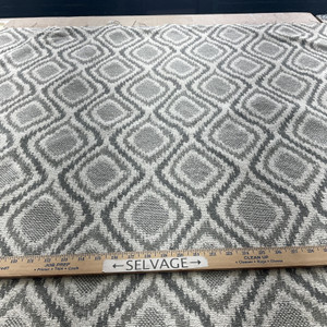 GRIS 001 | Medium/Heavyweight Jacquard Fabric | Home Decor Fabric | 59" Wide