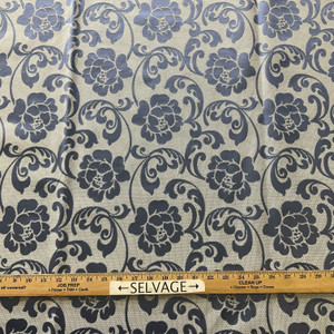 Eroica Astral Meditation Jacquard Azure | Medium Weight Jacquard Fabric | Home Decor Fabric | 58" Wide