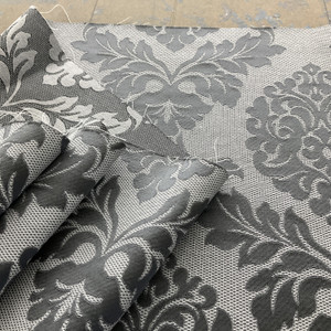 Eroica Astral Sublime Jacquard Graphite | Medium Weight Jacquard Fabric | Home Decor Fabric | 58" Wide