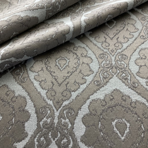 Eroica City of Joy Mumbai Jacquard Taupe | Medium Weight Jacquard Fabric | Home Decor Fabric | 58" Wide
