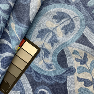 Duralee SE42693 Rhianna Duck 193-Indigo | Lightweight Duck Fabric | Home Decor Fabric | 55" Wide