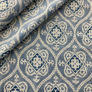 Duralee SE42688 Tau Duck Blue | Lightweight Duck Fabric | Home Decor Fabric | 55" Wide