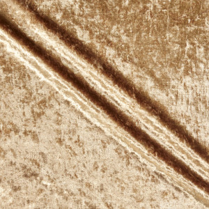 72" Shadow Crushed Velvet Gold | Medium/Heavyweight Velvet Fabric | Home Decor Fabric | 72" Wide