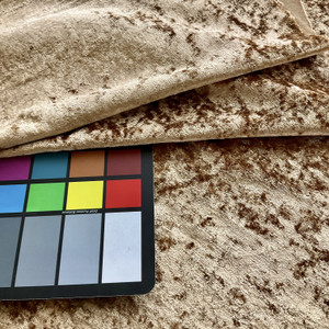 72" Shadow Crushed Velvet Gold | Medium/Heavyweight Velvet Fabric | Home Decor Fabric | 72" Wide