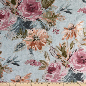 Swavelle Sunbreak Jacquard Peony | Heavyweight Jacquard Fabric | Home Decor Fabric | 58" Wide