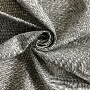 Crypton Home Greenville Basketweave Pewter | Very Heavyweight Basketweave Fabric | Home Decor Fabric | 56.25" Wide