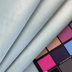 Como High Durability Knit Velvet Aqua | Medium Weight Velvet Fabric | Home Decor Fabric | 56" Wide