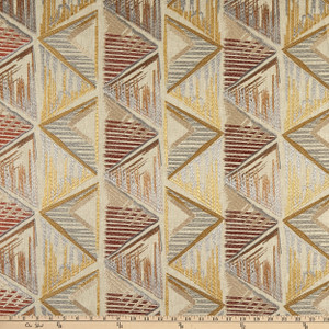 tfa Good Life Embroidered Duck Harvest | Medium/Heavyweight Duck Fabric | Home Decor Fabric | 54" Wide