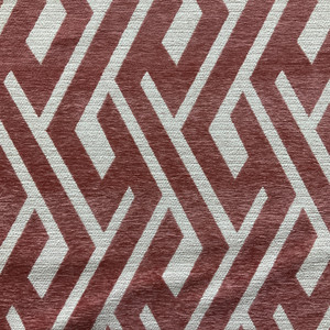 tfa Shady Lady Chenille Jacquard Coral | Very Heavyweight Chenille, Jacquard Fabric | Home Decor Fabric | 58" Wide