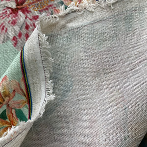 Claridge Home Hibiscus Linen Spa | Medium Weight Basketweave Fabric | Home Decor Fabric | 54" Wide