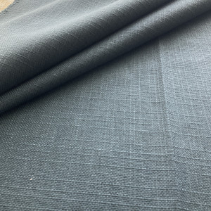 Basketweave Backed Upholstery Turbo Solid Navy | Medium/Heavyweight Basketweave, Woven Fabric | Home Decor Fabric | 54" Wide