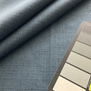 Basketweave Backed Upholstery Turbo Solid Navy | Medium/Heavyweight Basketweave, Woven Fabric | Home Decor Fabric | 54" Wide