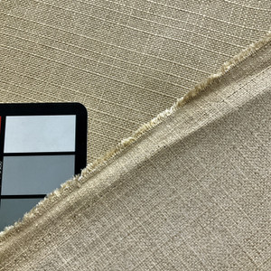 Basketweave Backed Upholstery Turbo Solid Straw | Medium/Heavyweight Basketweave, Woven Fabric | Home Decor Fabric | 54" Wide