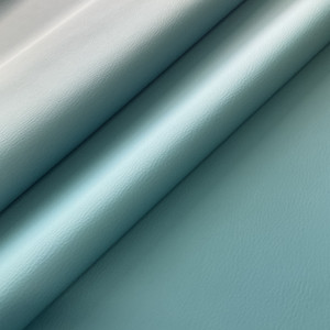 Sta-Kleen Silicone Silex Faux Leather Peacock | Very Heavyweight Faux Leather Fabric | Home Decor Fabric | 54" Wide