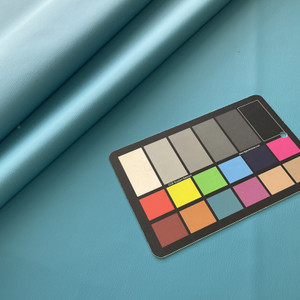 Sta-Kleen Silicone Silex Faux Leather Peacock | Very Heavyweight Faux Leather Fabric | Home Decor Fabric | 54" Wide