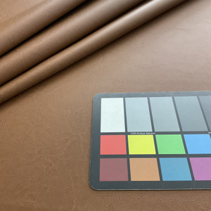 Sta-Kleen Silicone Santa Fe Faux Leather Saddle Bag | Very Heavyweight Faux Leather Fabric | Home Decor Fabric | 54" Wide