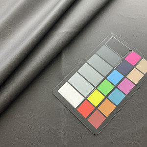 Sta-Kleen Silicone Santa Fe Faux Leather Thunder | Very Heavyweight Faux Leather Fabric | Home Decor Fabric | 54" Wide