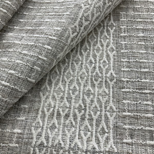 tfa Polmetto Bluff Embroidered Woven Natural | Medium/Heavyweight Duck Fabric | Home Decor Fabric | 54" Wide