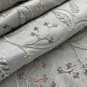 Swavelle Prize Winner Embroidered Duck Unicorn | Medium Weight Duck Fabric | Home Decor Fabric | 55" Wide