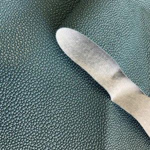 Ez-Kleen Eel Textured Faux Leather Teal | Very Heavyweight Faux Leather, Vinyl Fabric | Home Decor Fabric | 54" Wide