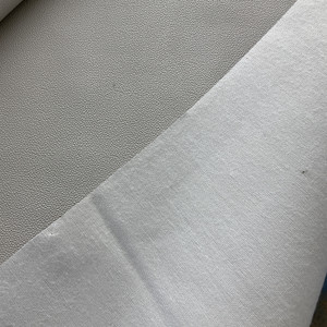 Ez-Kleen Bowa Textured Faux Leather Oyster | Very Heavyweight Faux Leather, Vinyl Fabric | Home Decor Fabric | 54" Wide