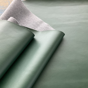 Ez-Kleen Coronado Textured Faux Leather Pine | Very Heavyweight Vinyl, Faux Leather Fabric | Home Decor Fabric | 54" Wide