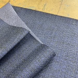 Eroica Nano Clean Arizona Performance Basketweave Dobby Navy | Medium Weight Dobby, Basketweave Fabric | Home Decor Fabric | 55" Wide