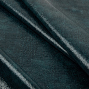 Wrangler Breathable Bonded Leather Navy | Heavyweight Faux Leather, Leather Fabric | Home Decor Fabric | 54" Wide