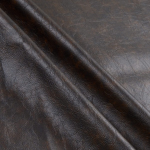 Quarter Breathable Bonded Leather Chestnut | Heavyweight Faux Leather, Leather Fabric | Home Decor Fabric | 54" Wide