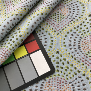 Lacefield Designs Lenore Linen Spring | Medium Weight Linen Fabric | Home Decor Fabric | 54" Wide