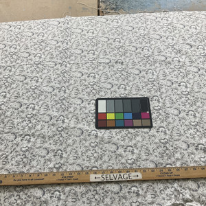 PKL Studio Filigree Duck Cloud | Medium Weight Duck Fabric | Home Decor Fabric | 54" Wide