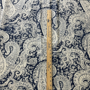 PKL Studio Romantical Linen Sapphire | Medium Weight Basketweave Fabric | Home Decor Fabric | 54" Wide