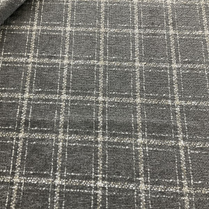 PKL Studio Glendale Plaid Chenille Shale | Medium/Heavyweight Basketweave, Chenille Fabric | Home Decor Fabric | 54" Wide