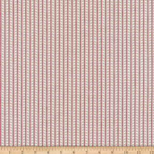 PKL Studio Linear Leaves Woven Jacquard Berry | Medium Weight Woven, Jacquard Fabric | Home Decor Fabric | 54" Wide