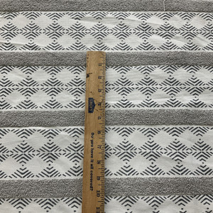 PKL Studio Stitched Path Embroidered Woven Cloud | Medium Weight Duck Fabric | Home Decor Fabric | 54" Wide