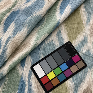 PKL Studio Bergama Ikat Twill Aloe | Lightweight Twill Fabric | Home Decor Fabric | 54" Wide