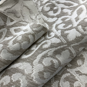 PKL Studio Coralie Jacquard Driftwood | Medium Weight Jacquard Fabric | Home Decor Fabric | 54" Wide
