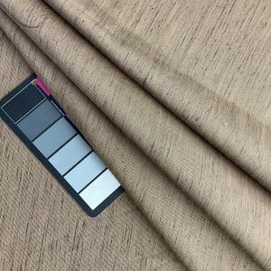 Isla Raw Slub Faux Silk Hickory | Lightweight Dupioni Fabric | Home Decor Fabric | 54" Wide