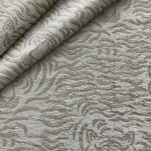 P Kaufmann Copycat Chenille Jacquard Sesame | Very Heavyweight Jacquard, Chenille Fabric | Home Decor Fabric | 54" Wide
