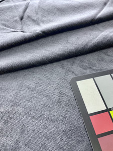 Palma Linen Blend Chenille Indigo | Medium/Heavyweight Chenille Fabric | Home Decor Fabric | 54" Wide