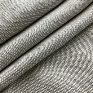 26.5 Oz 100% Linen Calgary Basketweave Oatmeal | Very Heavyweight Linen, Basketweave Fabric | Home Decor Fabric | 55" Wide
