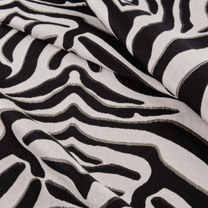 tfa Okapi Jacquard Onyx | Medium/Heavyweight Jacquard Fabric | Home Decor Fabric | 55" Wide
