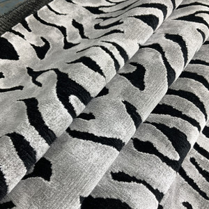 tfa Savage Beauty Chenille Jacquard Silver | Very Heavyweight Jacquard, Chenille Fabric | Home Decor Fabric | 55" Wide