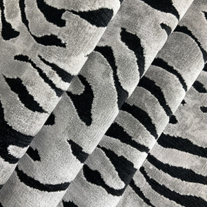tfa Savage Beauty Chenille Jacquard Silver | Very Heavyweight Jacquard, Chenille Fabric | Home Decor Fabric | 55" Wide