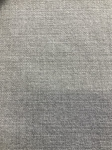 Penelope Fleece Backed Upholstery Woven Silver | Heavyweight Woven Fabric | Home Decor Fabric | 56" Wide